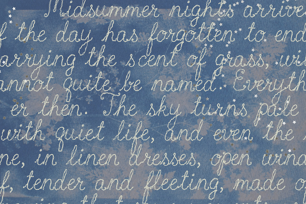 Handwritten Whimsy Stitched Font, a Handwritten Font by Laras Wonderland (Photo 2 of 12)