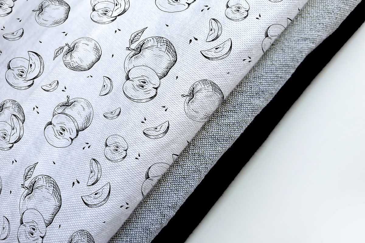 Apples. Sketches and patterns, an Illustration by Canatic (Photo 16 of 17)