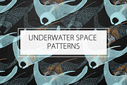 UNDERWATER / SPACE PATTERNS, a Pattern Graphic by ANAKOTO (Thumbnail 8 of 17)