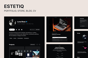 Estetiq Personal Framer Template