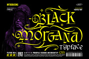 Black Morgana Typeface, a Blackletter Font by alit design (Thumbnail 1 of 17)