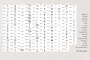 Procreate Sketch Japanese Houses, a Brush Add-On by MISTstudioDesign (Thumbnail 2 of 9)