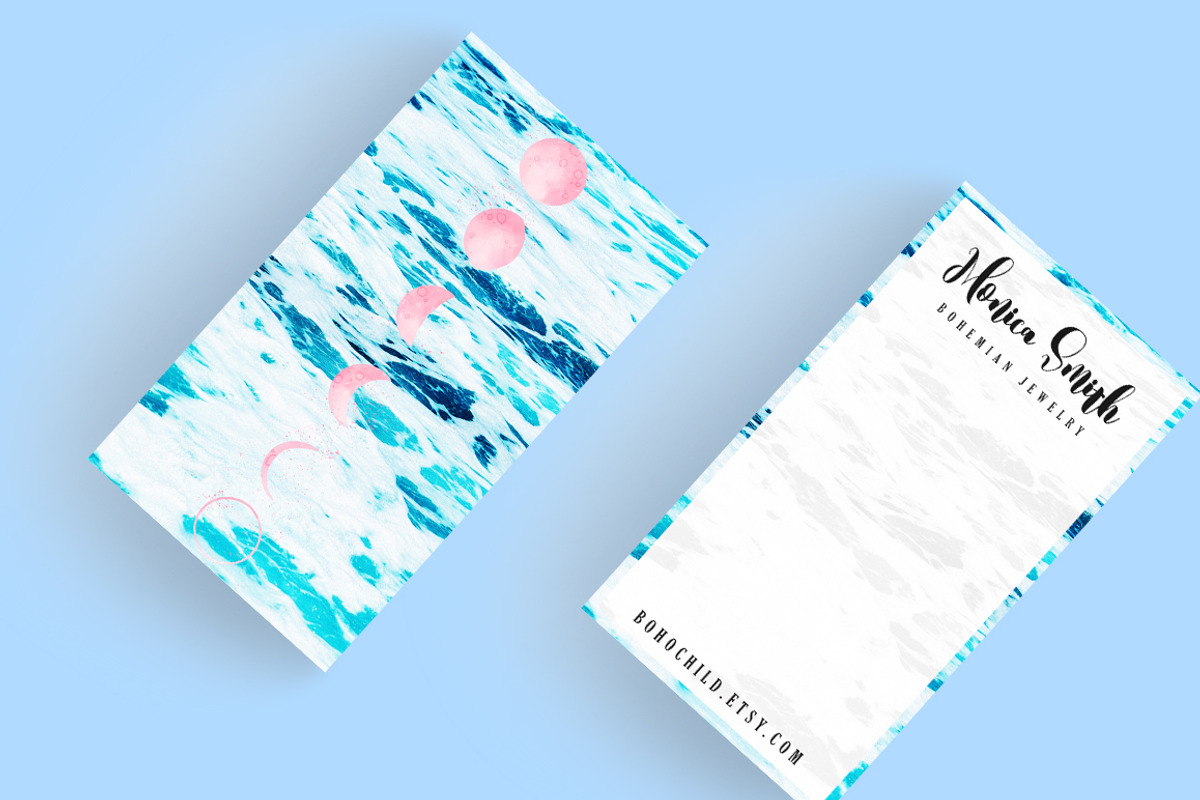 Boho Child Business Card, a Business Card Template by cadinera (Photo 4 of 11)