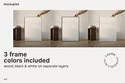 DIN A Person Holding Frame Mockup, a Household Mockup by mockupize (Thumbnail 2 of 7)