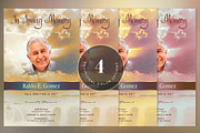 Forever Funeral Program Template PSD, a Templates & Theme by Godserv Designs (Thumbnail 6 of 6)