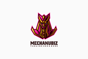 Mechanubis Mascot Cartoon Logo, a Branding & Logo Template by Artnivora.Std