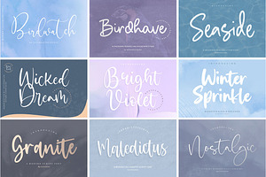 The Ultimate! 50 Fonts Bundle!