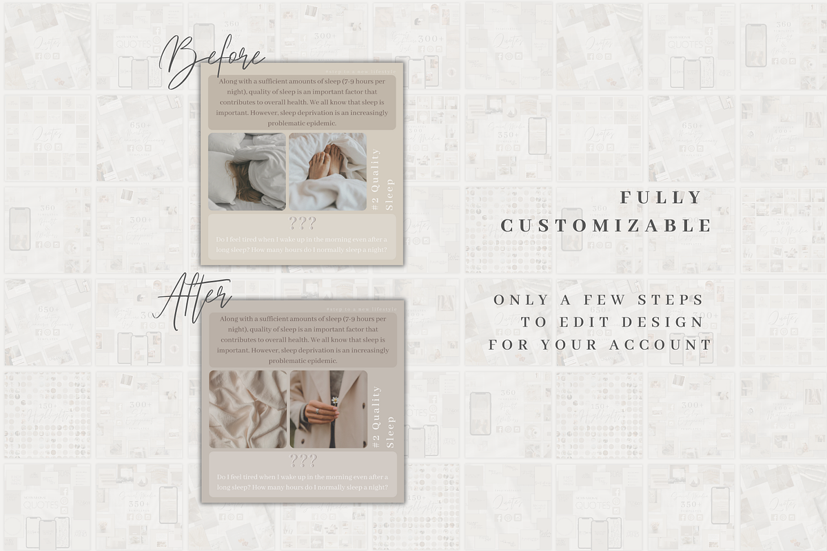 Canva Instagram Post Story Bundle, a Social Media Template by BRANDcontent (Photo 6 of 8)