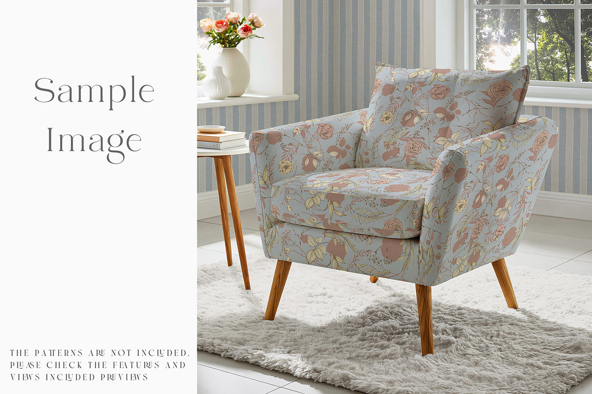 Armchair Upholstery Mockup, a Household Mockup by mock-ups (Photo 9 of 13)