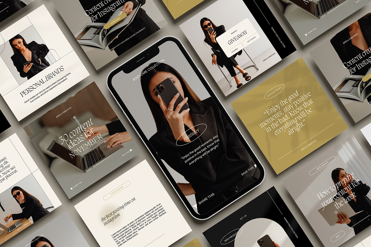 Instagram Templates | Canva, a Social Media Template by Maga Studio (Photo 2 of 6)