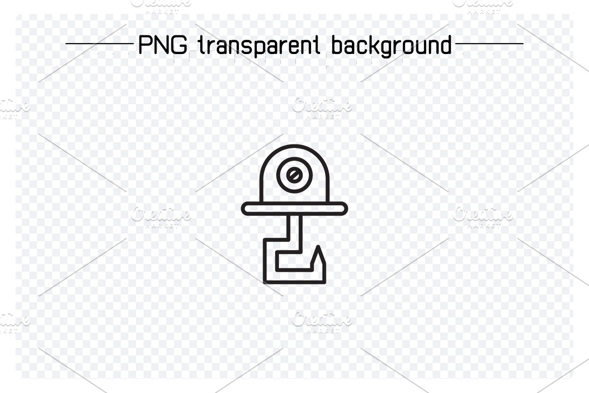 Industrial Crane Hook Icons, an Outline Icon by Designfour (Photo 5 of 7)