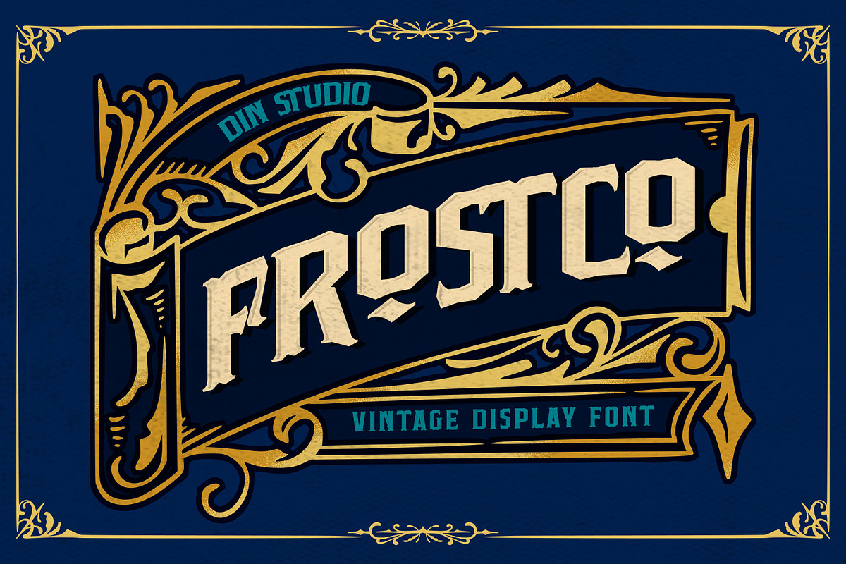 Frostco, a Symbol Font by Vintage Division (Photo 1 of 15)