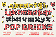 Pop Bricks Font, a Font by Erifqizefont (Thumbnail 3 of 10)