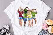 Alpha Gamma Delta Clipart Sorority, a Person Illustration by Elenbushe (Thumbnail 4 of 6)