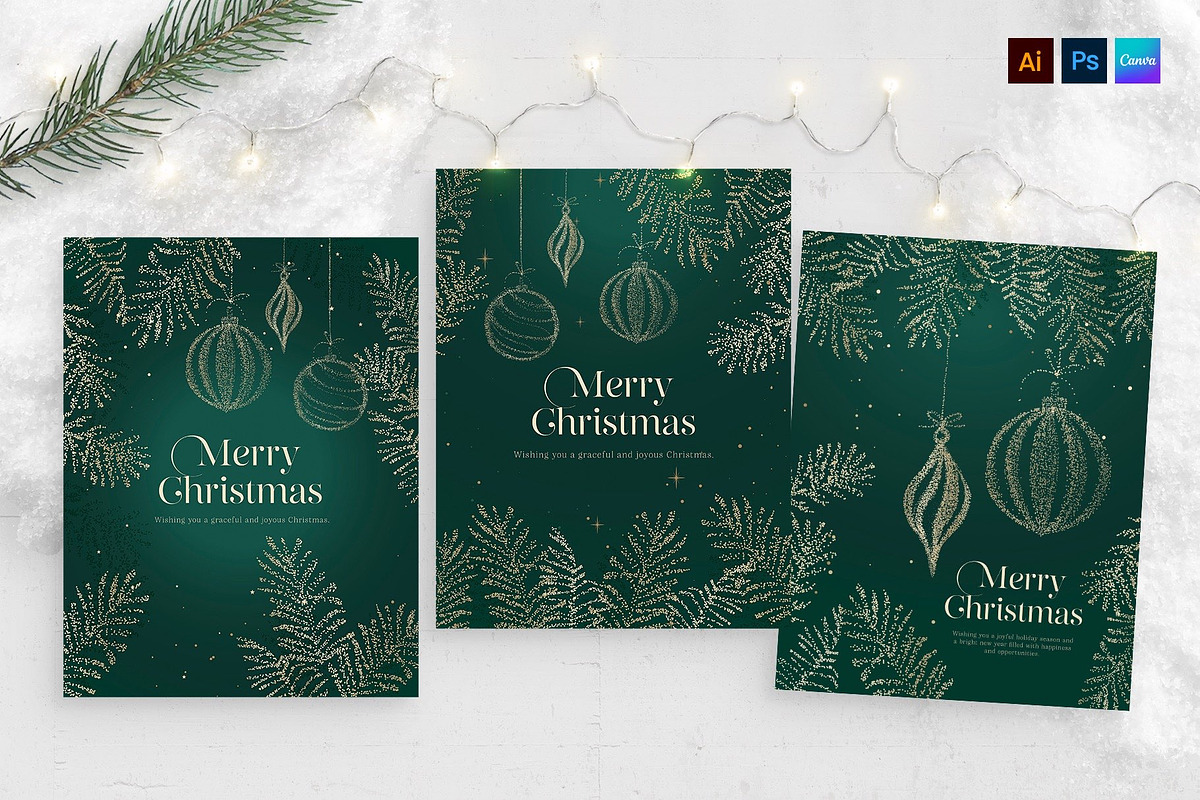 Christmas Flyer Template, a Flyer Template by BrandPacks (Photo 1 of 5)