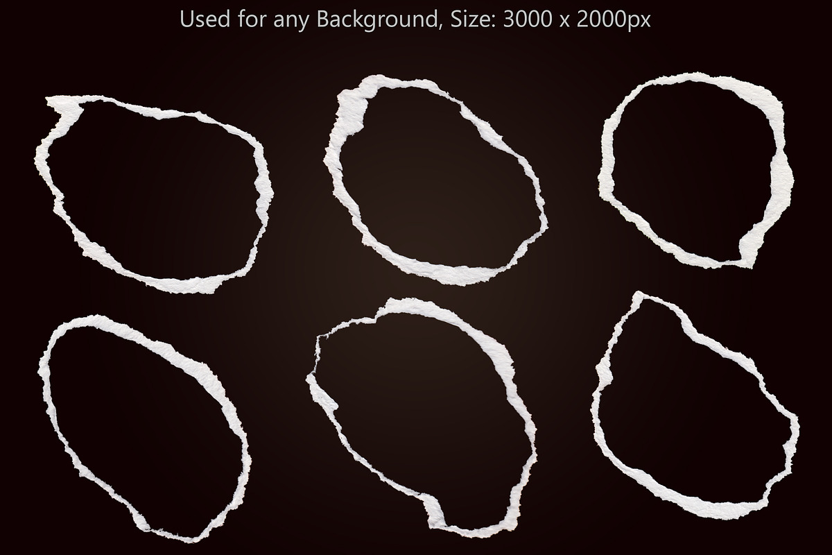Torn Paper Edge Textures PNG Packs, a Texture Graphic by Creative_View (Photo 6 of 13)