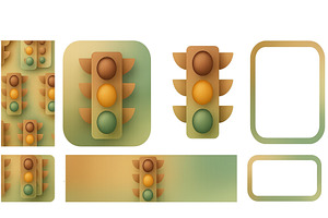 Creative illustration of a traffic, an Illustration by ZinetroN