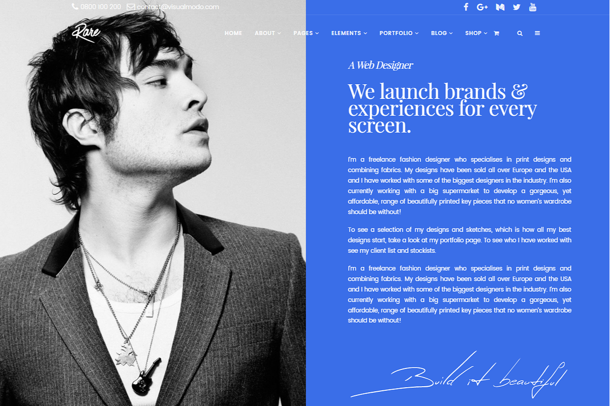Rare Muitli-Purpose WordPress Theme preview 5