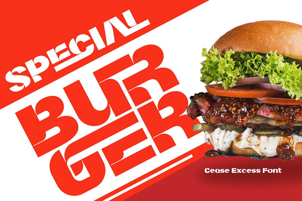 CEASE EXCESS - ULTRA-BOLD FONT, a Sans Serif Font by 177Studio (Photo 6 of 8)