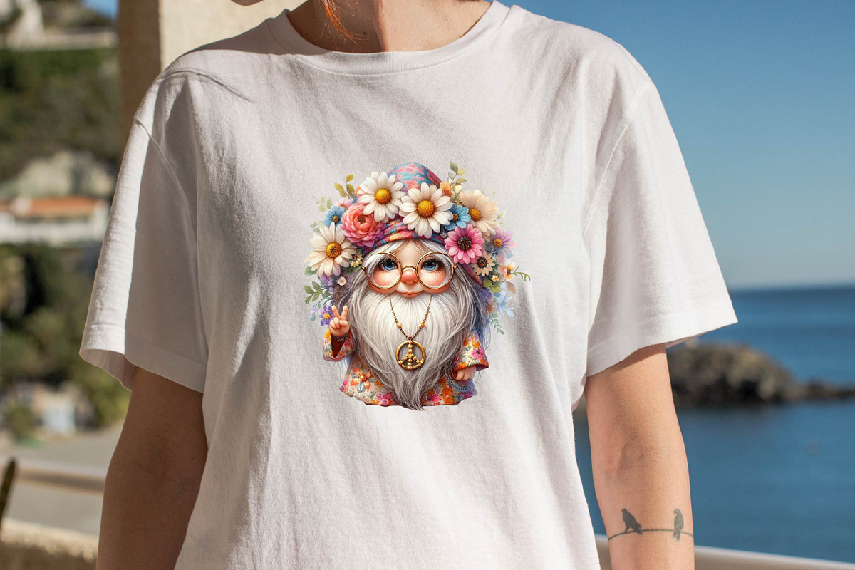 Flower Girl Gnomes  Sublimation Clip, an Illustration by SVGArt (Photo 7 of 7)