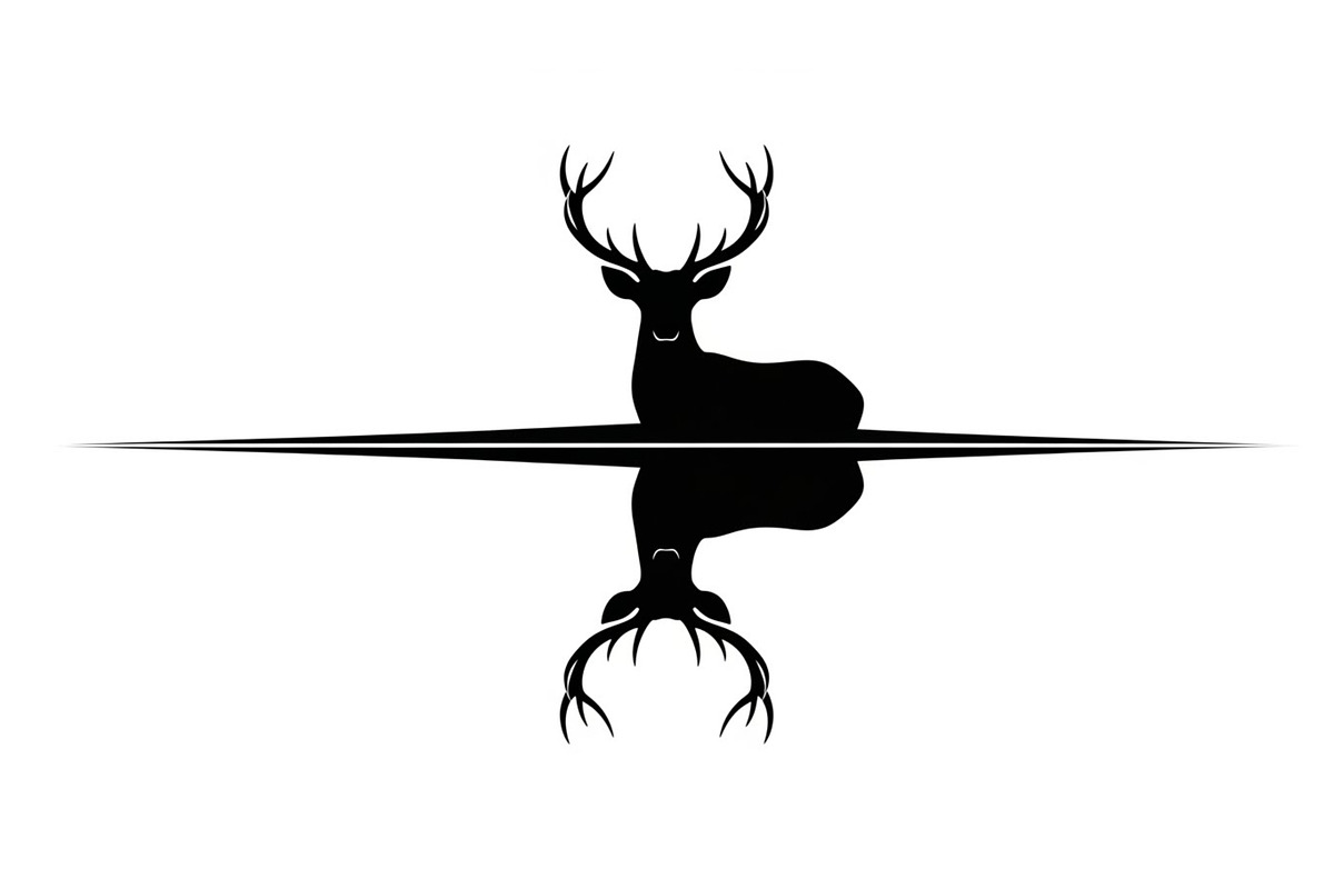 Majestic Deer & Stag Silhouette Bund, an Illustration by jahid234 (Photo 28 of 41)