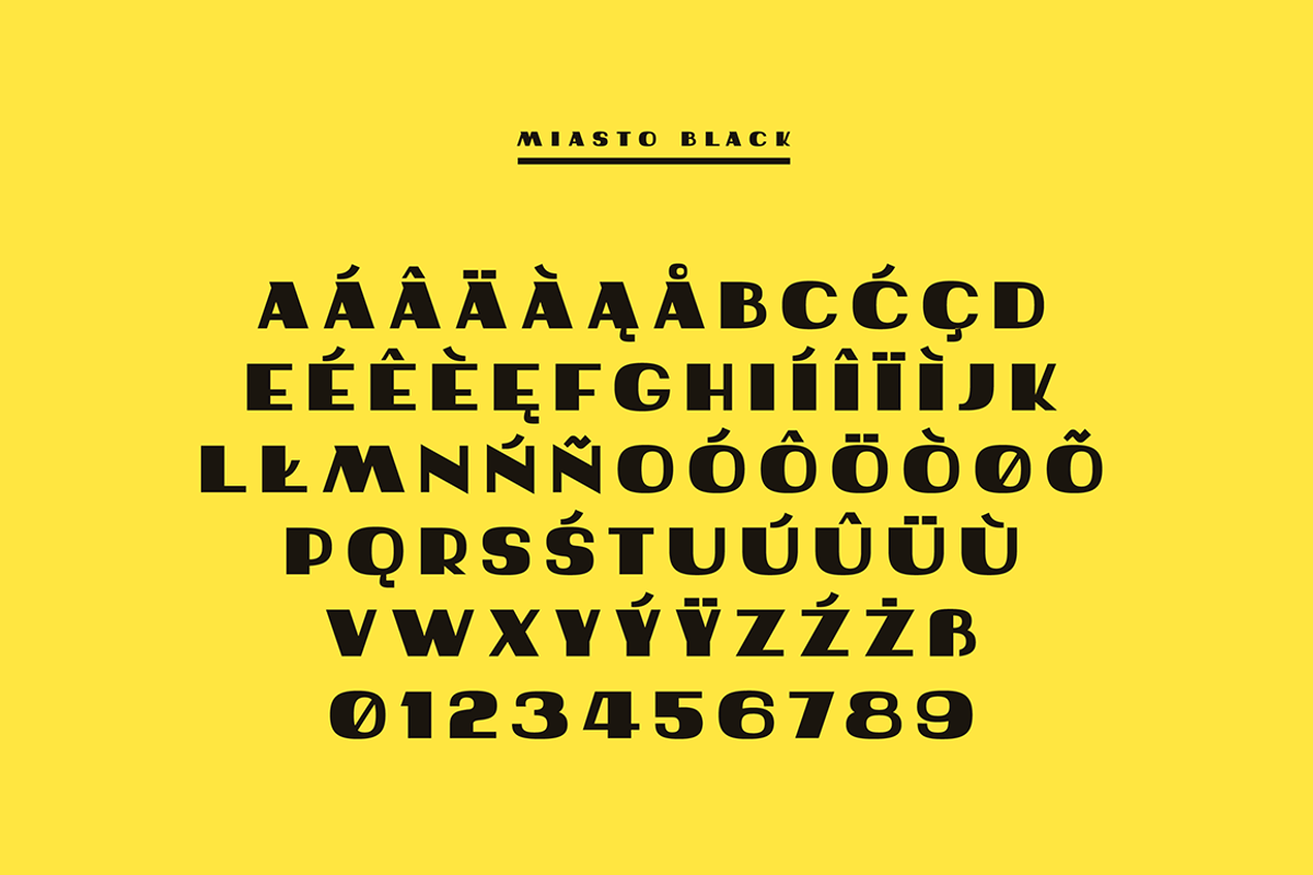 Miasto Font, a Sans Serif Font by Studio Ładne Halo (Photo 5 of 5)
