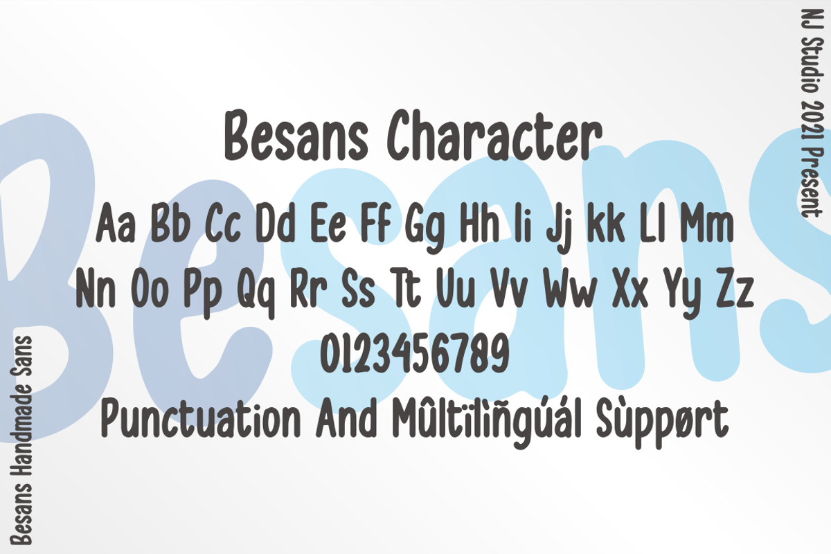 Besans, a Sans Serif Font by NJ Studio (Photo 7 of 8)