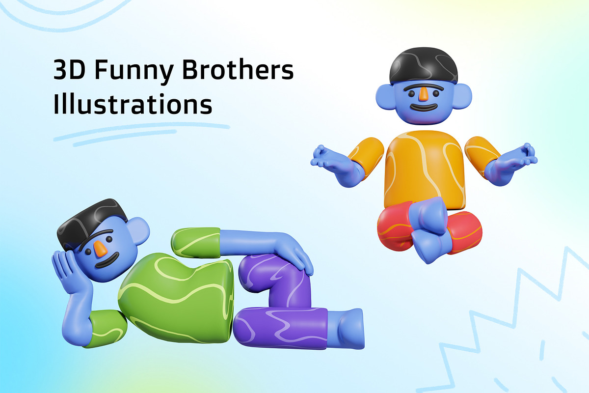 MABRO - 3D Characters, a Characters & Person 3D Model by Rakata Studio (Photo 5 of 8)