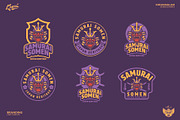 Samurai Somen Logo Template, a Branding & Logo Template by Kreasi Malam (Thumbnail 2 of 11)