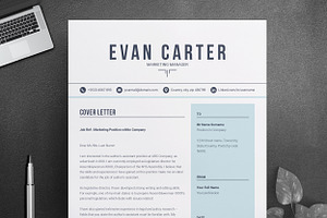 Modern & Professional Resume / CV