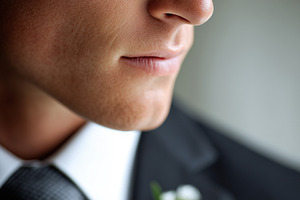 Close up portrait of a groom, a Person Photo by MistyDay