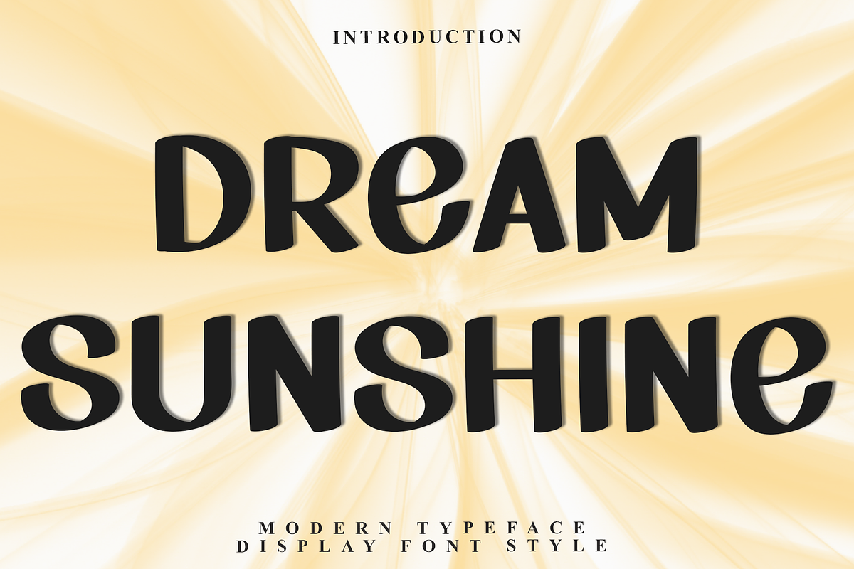 Dream Sunshine, a Script Font by InermediaSTUDIO (Photo 1 of 8)