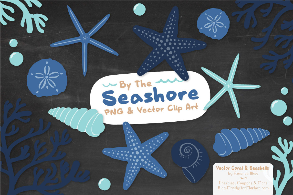 Seashells Clipart in Oceana, an Illustration by Amanda Ilkov (Photo 3 of 5)