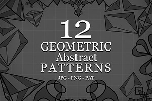 Geometric Abstract Seamless Patterns, a Pattern Graphic by Declipo Patt