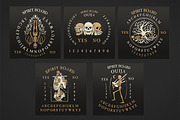 Skeletons` Logos Collection#3, a Decorative Illustration by Moloko88 (Thumbnail 2 of 5)