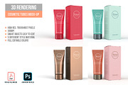 3D Rendering Cosmetic Tubes Mock-up, a Packaging Mockup by graystudio (Thumbnail 4 of 50)