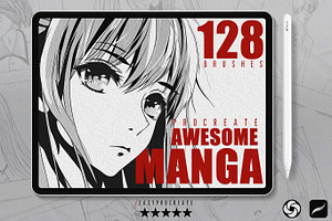 128 Awesome Manga Procreate Brushes