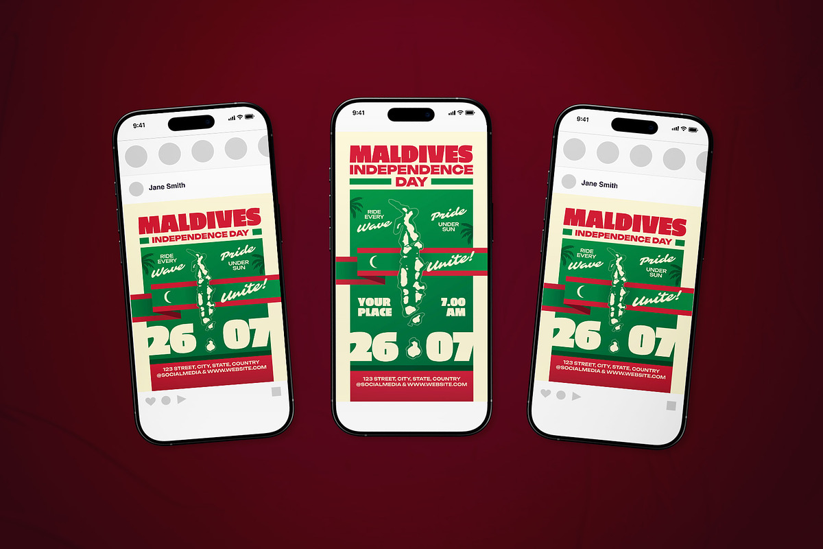 Maldives Independence Day Flyer Set, a Flyer Template by The Good Store (Photo 2 of 2)
