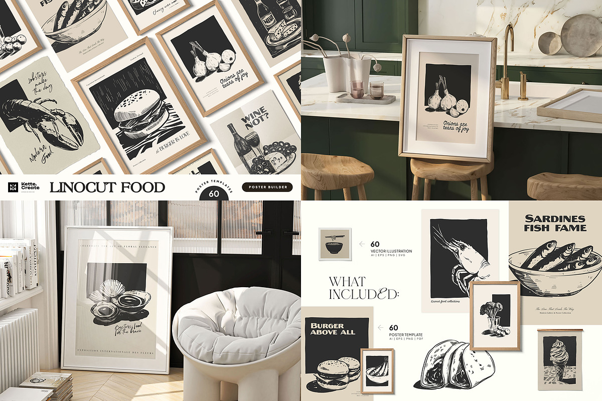 Mega Poster Bundle | 52 in 1, an Object Graphic by KetteCreate (Photo 5 of 53)