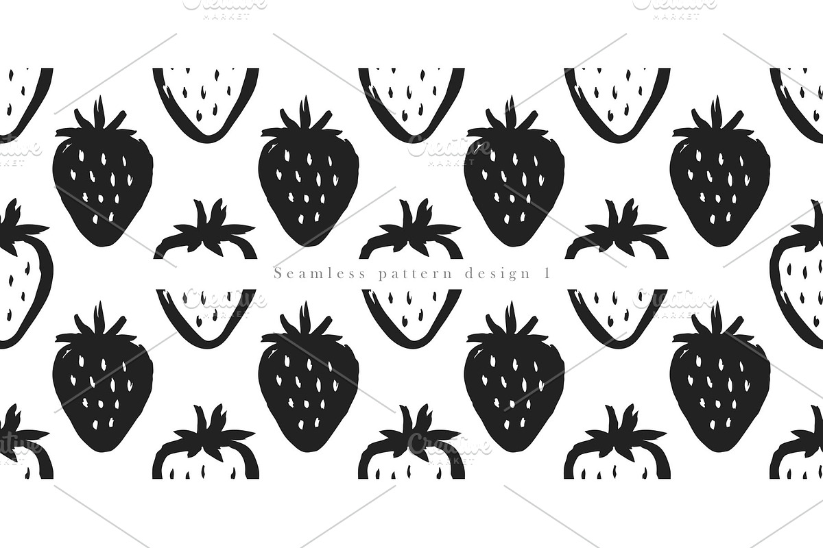 Sweet Strawberry, a Pattern Graphic by Nadezda (Photo 2 of 6)