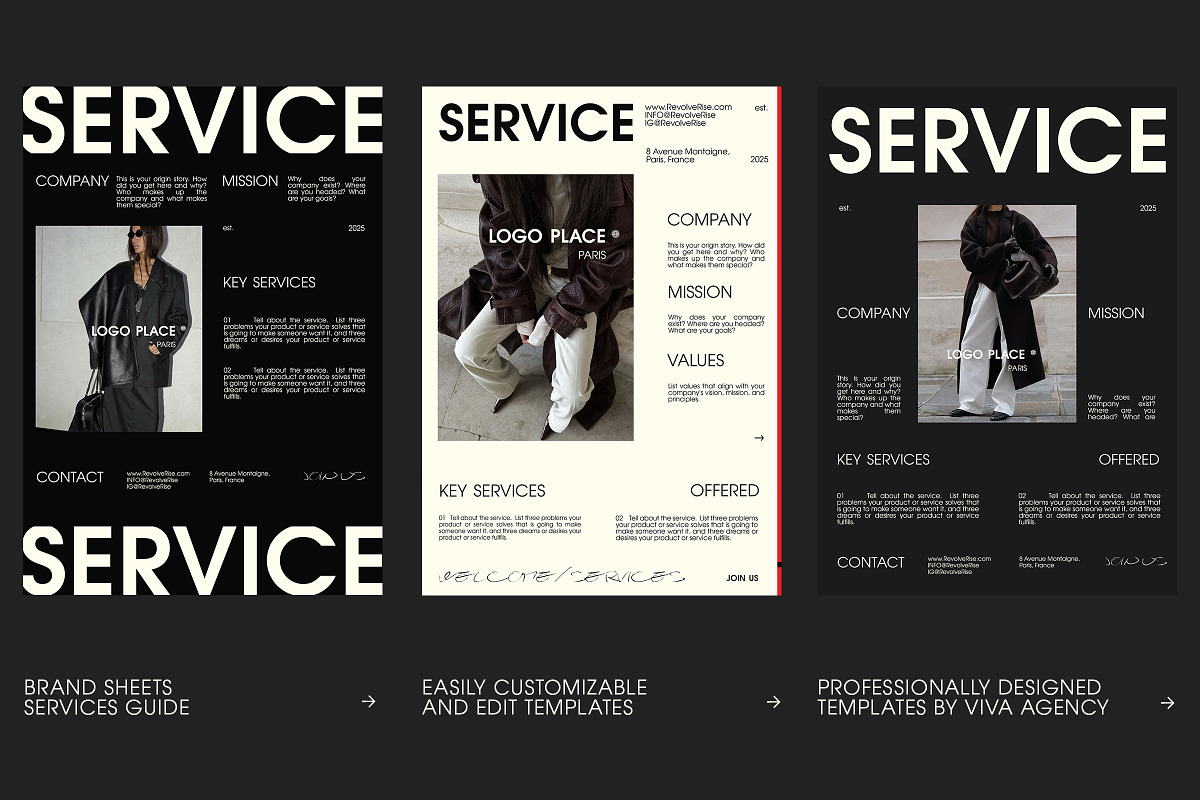 Bundle | 4 in 1 Brand & Business, a Presentation Template by Viva Agency (Photo 8 of 22)