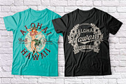Hawaii Beach. Font & T-shirts, a Blackletter Font by VozzyStock (Thumbnail 8 of 9)