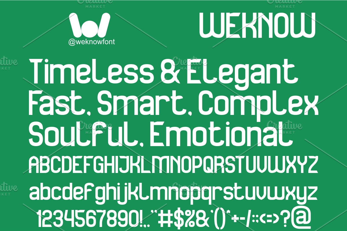 Playing Momentum font, a Sans Serif Font by weknow (Photo 4 of 8)
