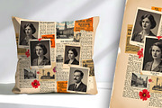 Scrapbook Collaged Photo Page, a Background Graphic by Sharon Schwalbe (Thumbnail 4 of 5)