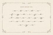 Rustic Melody - Handmade Font Duo, a Script Font by Typebae (Thumbnail 7 of 9)
