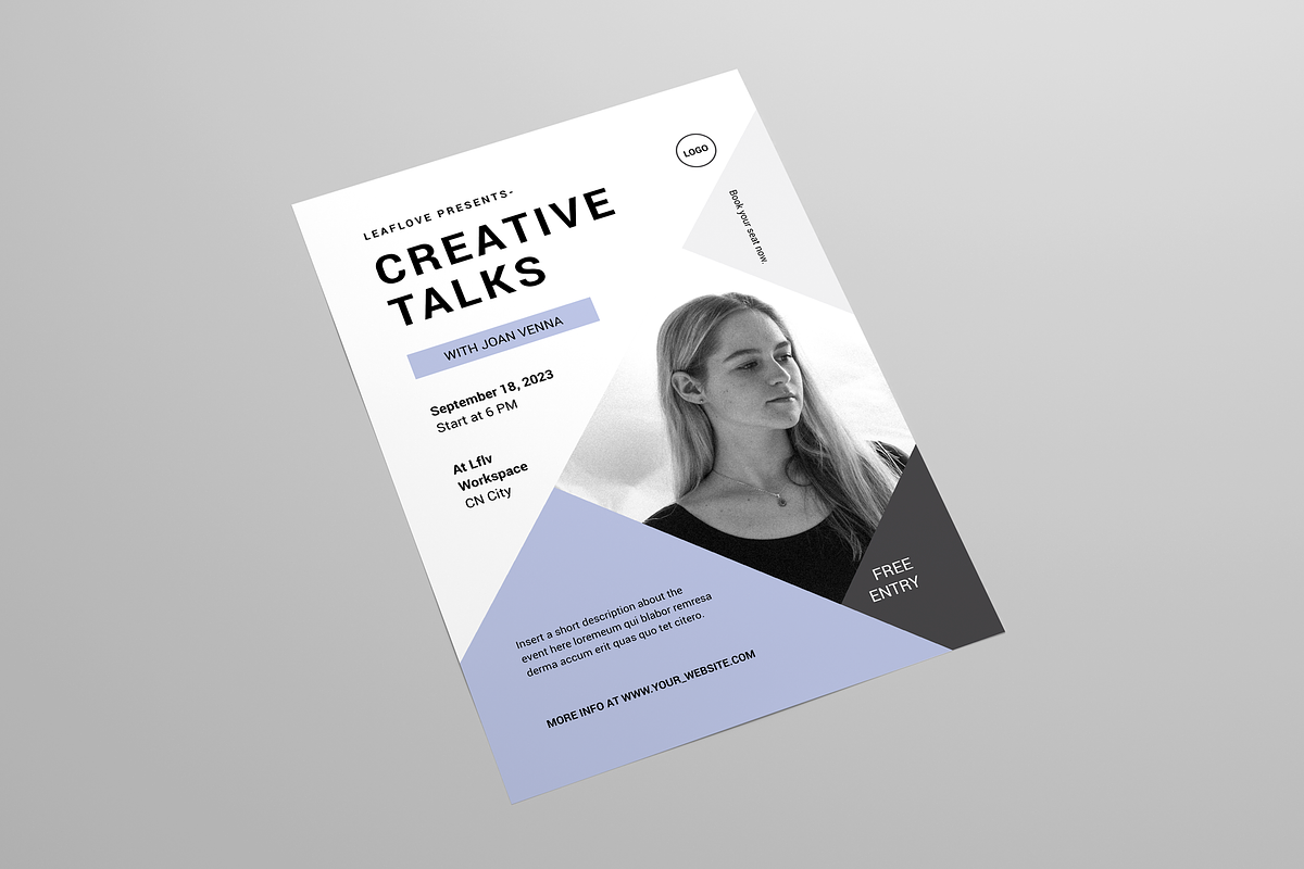Creative Event Poster, a Flyer Template by Leaflove (Photo 4 of 5)