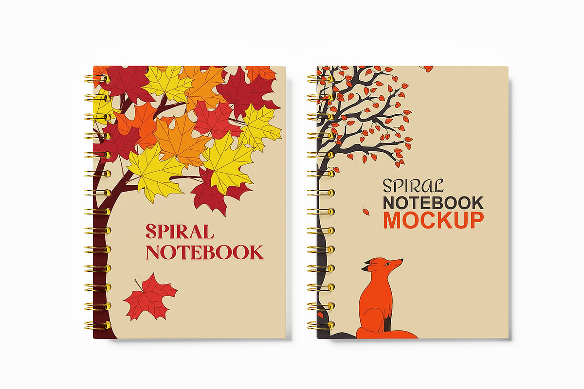 Spiral Notebook Mockup, a Product Mockup by Mockupfit (Photo 20 of 29)