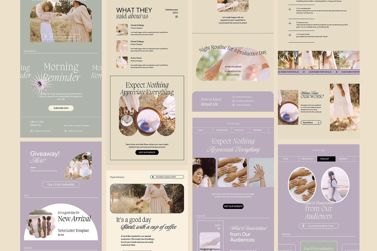 Asyana Newsletter Templates, an Email Template by Creavora (Photo 5 of 9)