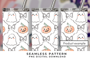 Cute Halloween conquette Ghost, a Decorative Illustration by Anca Digital Vibe (Thumbnail 4 of 5)