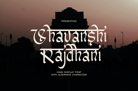 Shavanshi Rajdhani - Hindi Font, a Serif Font by Imoodev